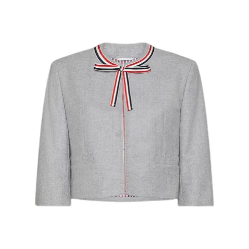 THOM BROWNE· SS25 Свитер Женский Светло-Серый