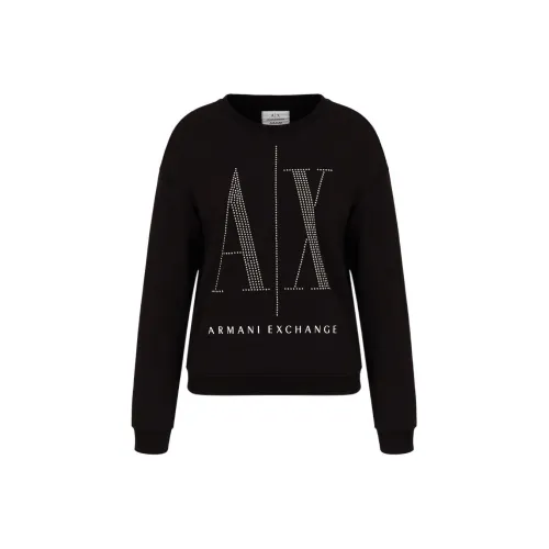ARMANI EXCHANGE Черные Женские Свитшоты