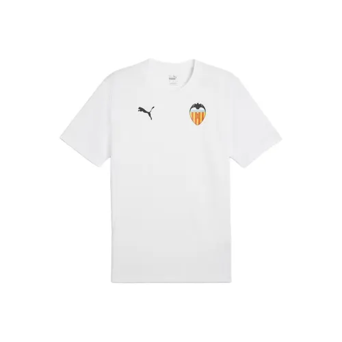 PUMA Valencia CF SS24 Тренировка Джерси Футбол Джерси Мужской Белый
