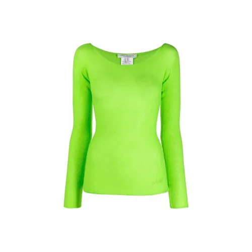 PHILOSOPHY DI LORENZO SERAFINI FW21 Облегающий крой Свитер Женский Неоново-зеленый