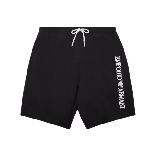 EMPORIO ARMANI Повседневные шорты Мужские Черные