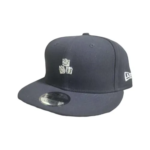 New Era Хлопковые кепки унисекс черные