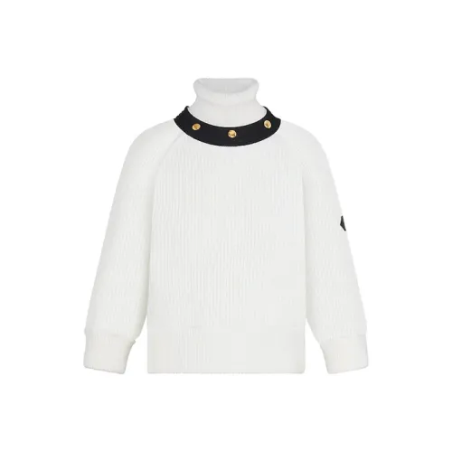 LOUIS VUITTON Новые ежеквартальные продукты LV Белые женские кашемировые свитеры