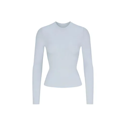 Skims Женские футболки Дзен-синий