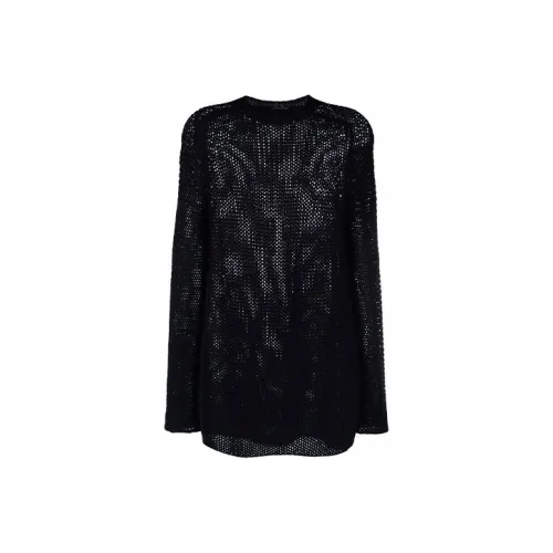 Ann Demeulemeester Черные Женские Кашемировые Свитеры