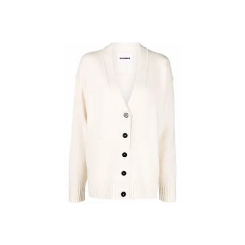JIL SANDER Белый Женские Кашемировые Свитеры