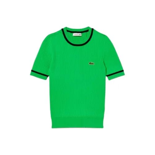 LACOSTE Зеленые Женские Футболки