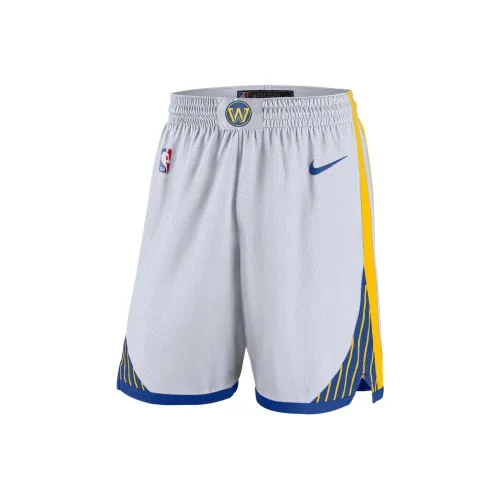 NBA Golden State Warriors Association Swingman Баскетбольные шорты Мужские Белые