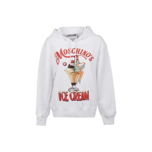 MOSCHINO Свитшот Женский Белый