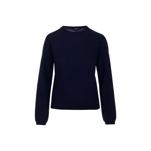 A.P.C FW22 Свитер Женский Темно-синий