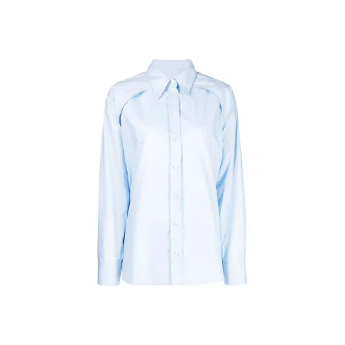 MM6 Maison Margiela совместная рубашка Женская Синяя
