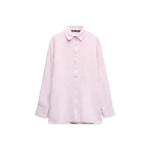 ZARA Розовые Женские Рубашки