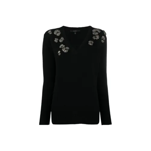 GUCCI Черный Женские кашемировые свитеры