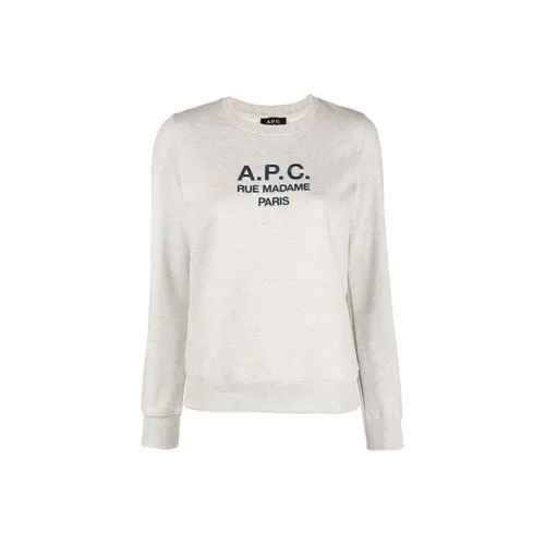 A.P.C Серый Женские Свитшоты