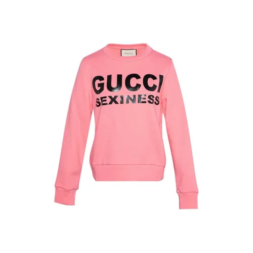 GUCCI Розовые Женские Свитшоты