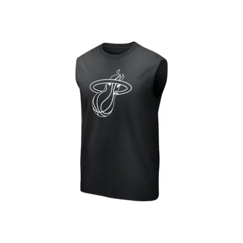 NBA Fanatics Miami Heat MONO Логотип GRAPHIC TANK Топ Баскетбольная Джерси Мужская Черная