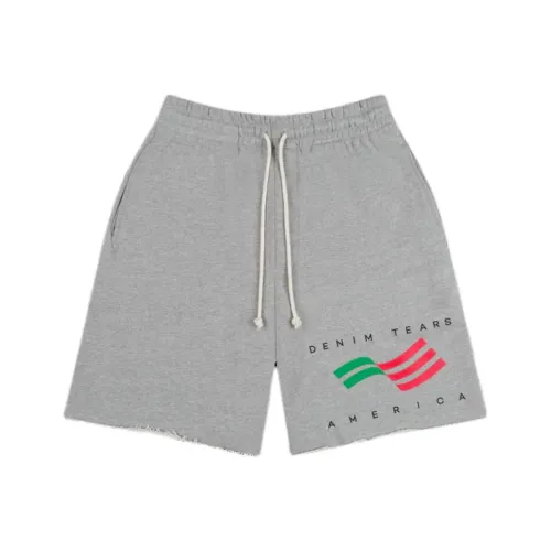 Шорты Denim Tears Co-Brand Повседневные Унисекс Серые