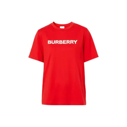 Burberry Ярко-красные Женские Футболки