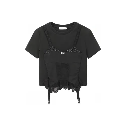 RE'VAN Черные Женские Футболки