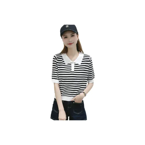 X MOOM T Рубашка Женская Полосатая Белая