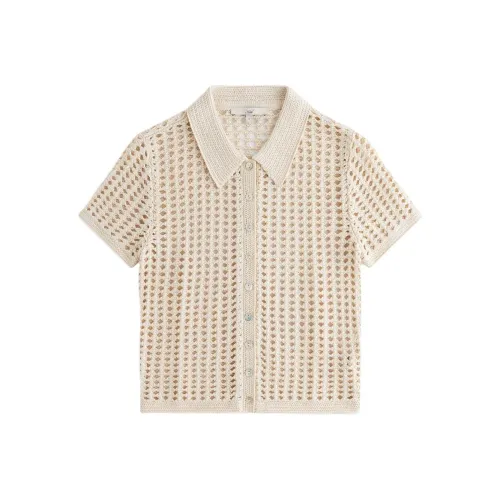 KITH Женские 2024 Summer Collection Rhea KNIT Поло Женские Бежевый