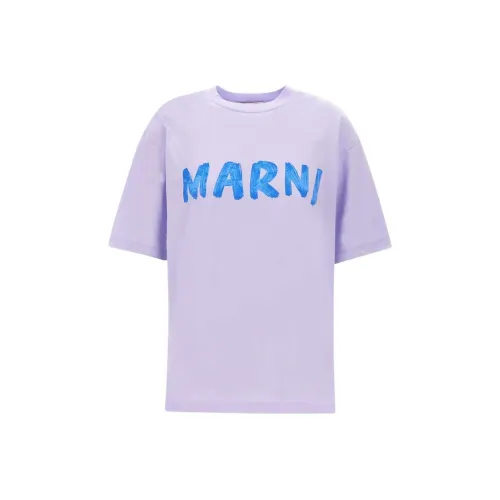 MARNI Фиолетовые Женские Т-рубашки