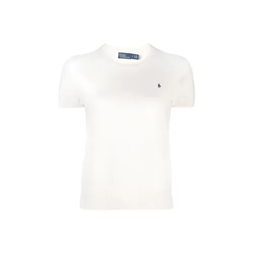 Polo Ralph Lauren Сливочный Женские Футболки