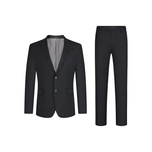 SEVEN Деловой костюм мужской черный