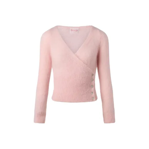 Rouje FW24 MARSHALL Кардиган Свитер Женский Светло-Розовый