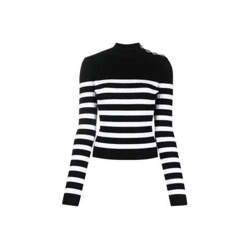 BALMAIN Черные Женские Свитеры