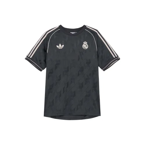 Adidas Originals Real Madrid Футбол Джерси Мужской Темно-Серый