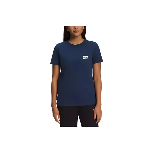 The North Face Темно-синие Женские Футболки