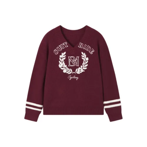 EICHITOO Трикотаж Женский Темно-Красный