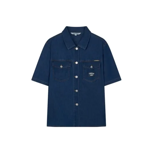Teenie Weenie Рубашка Женская Темно-синяя