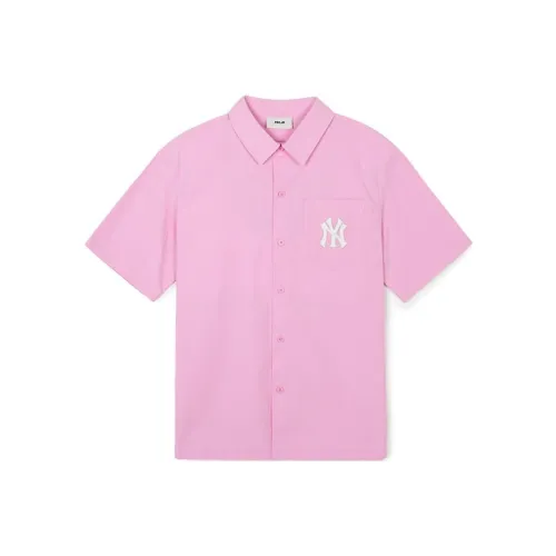 Mlb Base Logo New York Yankees SS24 Рубашка Женская Розовая