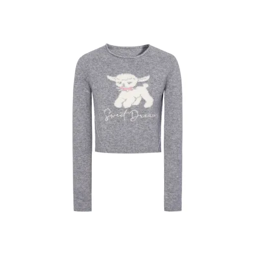 I'M ONE Светло-серый Женские Свитеры