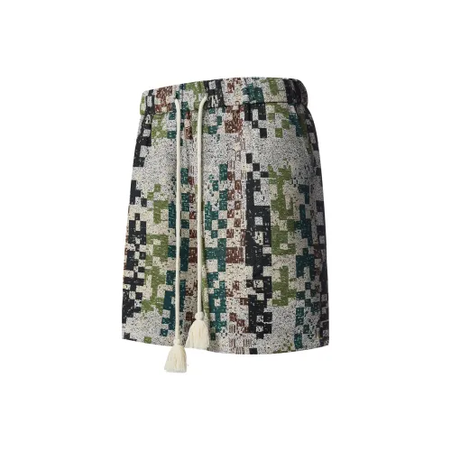 ArcaneFunk Повседневные шорты унисекс Burano зеленые