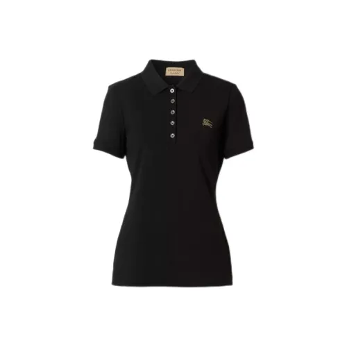 Burberry Поло Женское Черное