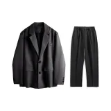 Чёрный (Чёрные повседневные штаны)