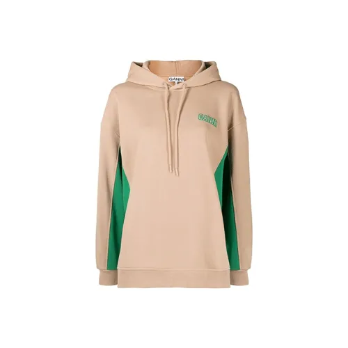 GANNI Умбра Женские Свитшоты