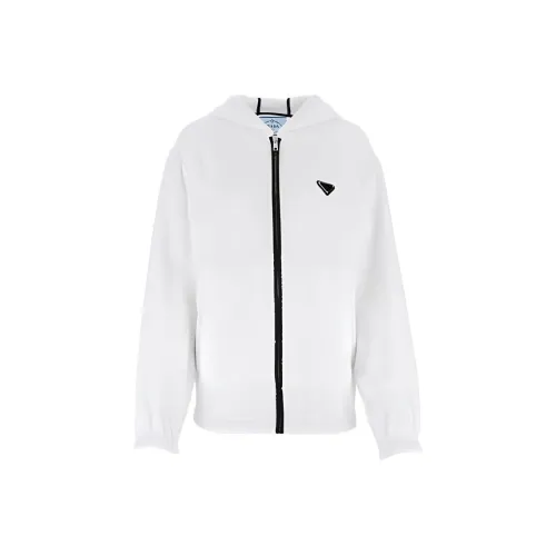 PRADA SS22 Толстовка Куртка Женская Белая