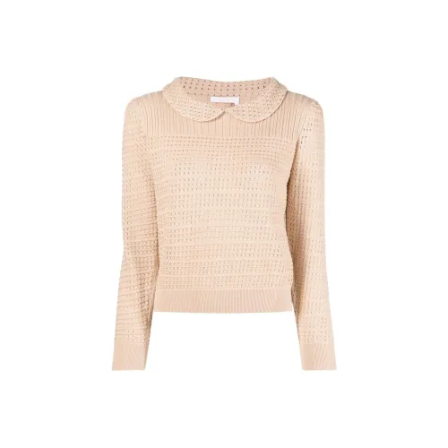 SEE BY CHLOE Бежевый Женский Трикотаж