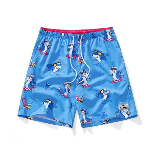 GAILANG Повседневные шорты Мужские Темно-Небесно-Синий