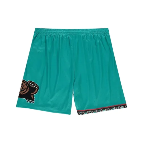 NBA x MITCHELL NESS Memphis Grizzlies Баскетбольные шорты Высокий Hardwood Classic Men's Бирюзовый