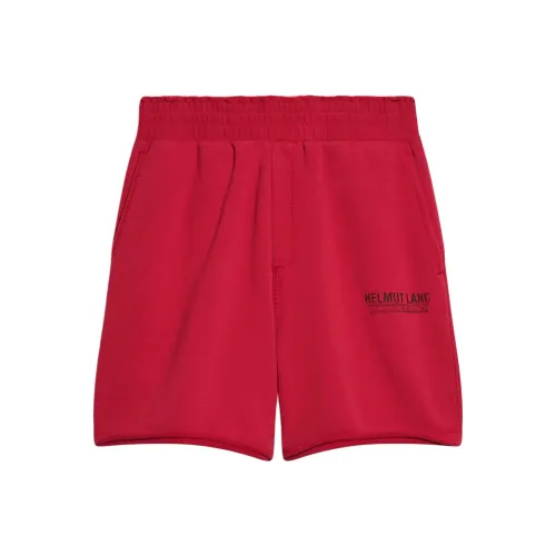 Helmut Lang FW24 Повседневные шорты Мужские Бордовый Красный