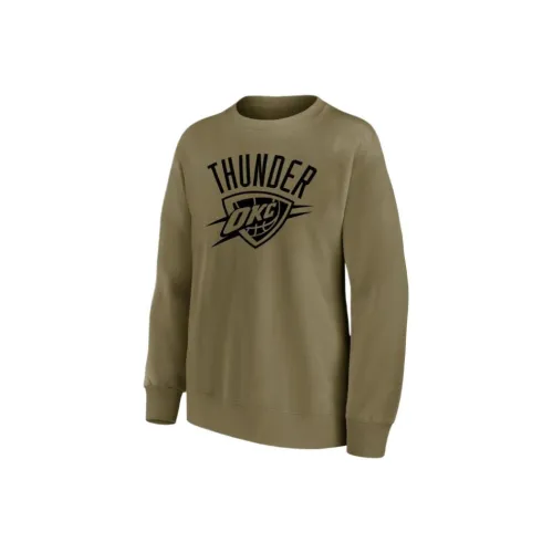 NBA Oklahoma City Thunder Fanatics Толстовка Женская Темно-серая Зеленая