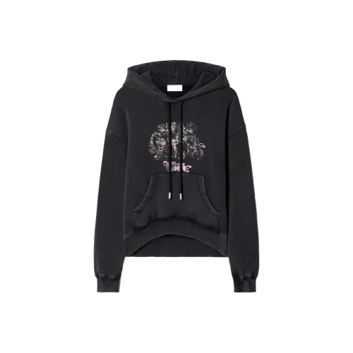 Off Белый Толстовка Женские Черный