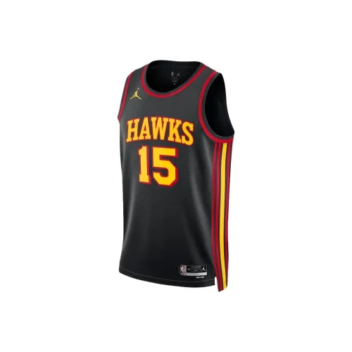 NBA x Jordan Atlanta Hawks SWINGMAN Fan Edition Statement Баскетбольная Джерси Унисекс Черный