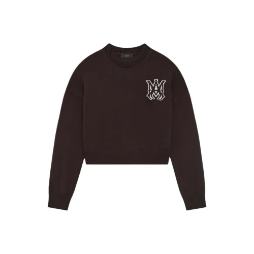 AMIRI SS25 Свитер Женские Шоколад