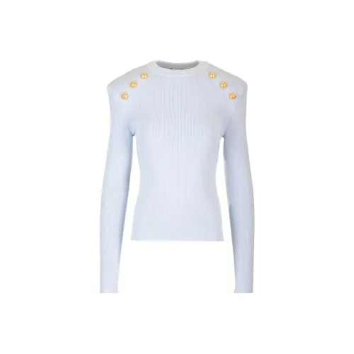 BALMAIN Синие Женские Свитеры